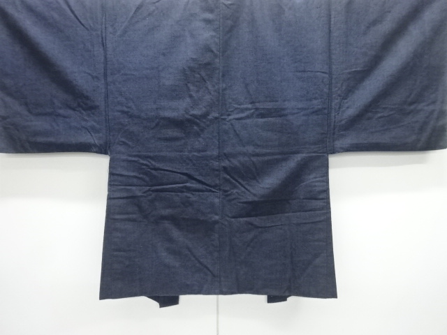 JAPANESE KIMONO / ANTIQUE MENS HAORI / SILK / TSUMUGI
